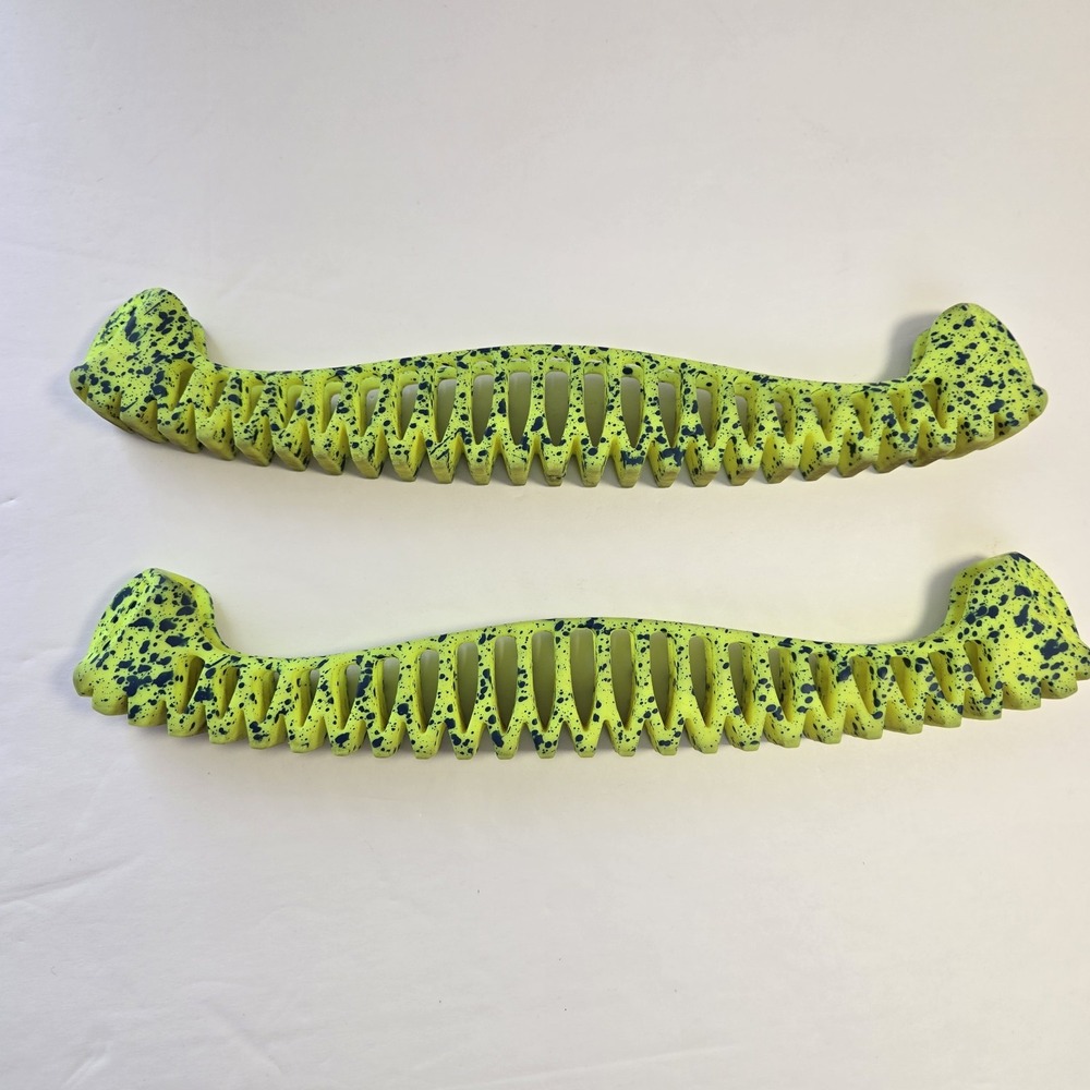 Edea E Guards Splash Yellow With Blue Spots Size M Figure Ice Skate Guards